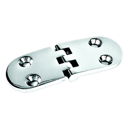 Sea-Dog 2054611 Flush Round Door Hinge, A= 3-1/4", B=1-5/8", C=1-5/8", D=1-3/16", E= 3/16", #10 FH Weight= .16/ .32 thumbnail-0