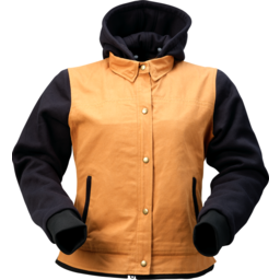 JACKET WOMENS JAYROD BLACK/TAN XL thumbnail-0