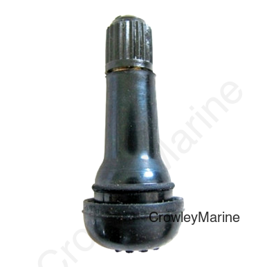 Valve Stem, 0.453" Rubber Snap-In, 65PSI Max, 1.25"Tall (337200)