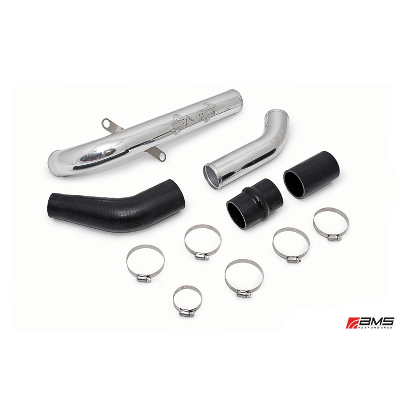 AMS Performance 08-15 Mitsubishi EVO X Upper I/C Pipe - Polished