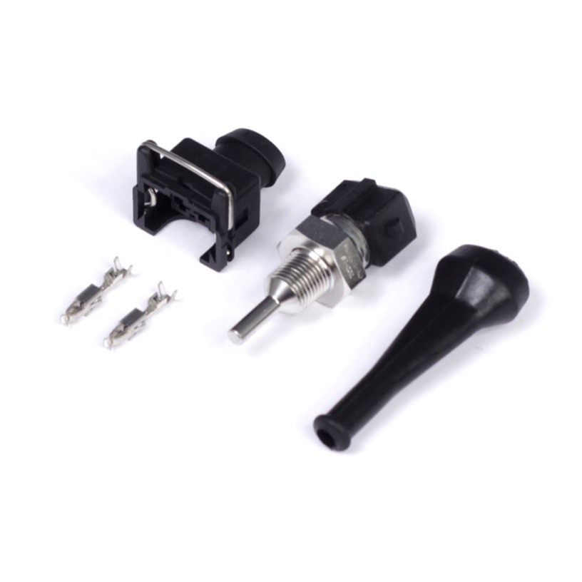 Haltech Oil Temperature Sensor High Range 150 Deg C 1/8 NPT Thread (Incl Bosch EV1 Plug & Pins)