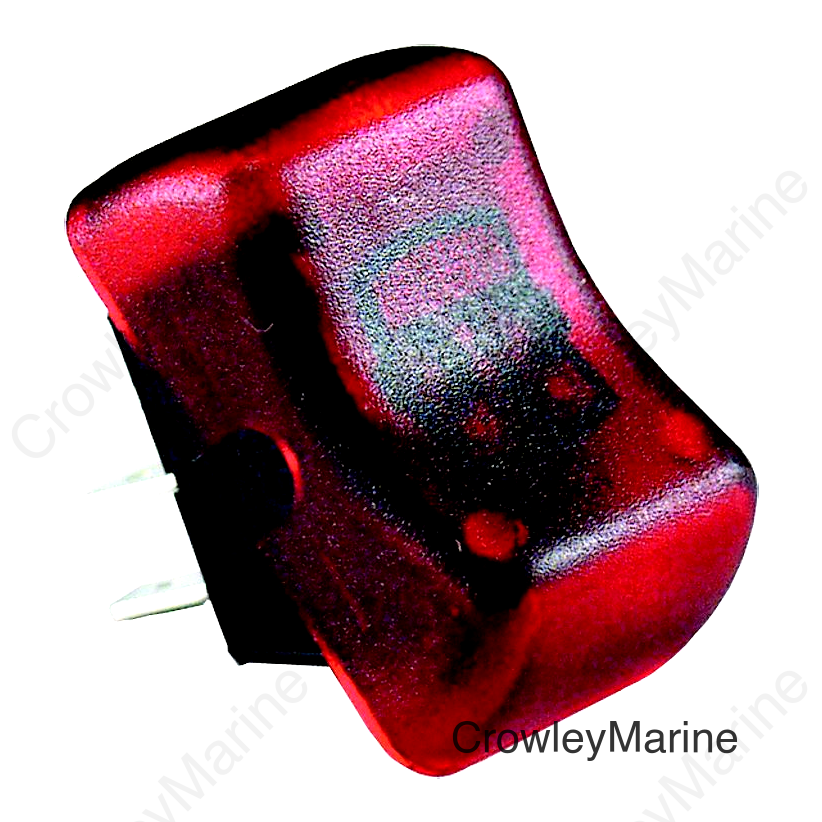 JR Products 12045 Red Illuminated RV On/Off Switch
