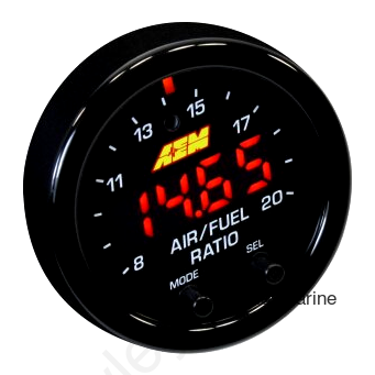 AEM X-Series OBDII Wideband UEGO AFR Sensor Controller Gauge