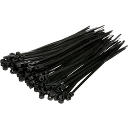 Seachoice Cable Ties, 8 In. Long, Mounting Design, 50 Lbs. Max Load, UV Black, Pack of 1,000 thumbnail-3