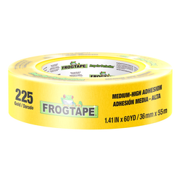 Shurtape 105375 Frogtape® 225 Gold Performance Grade Masking Tape, 1-1/2" x 180', Gold