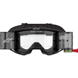 Vision 8 Roll-Off Goggle - Corp - Black - Clear thumbnail-0