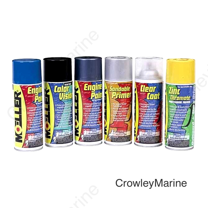 Engine Spray Paint, Johnson White 1964-76