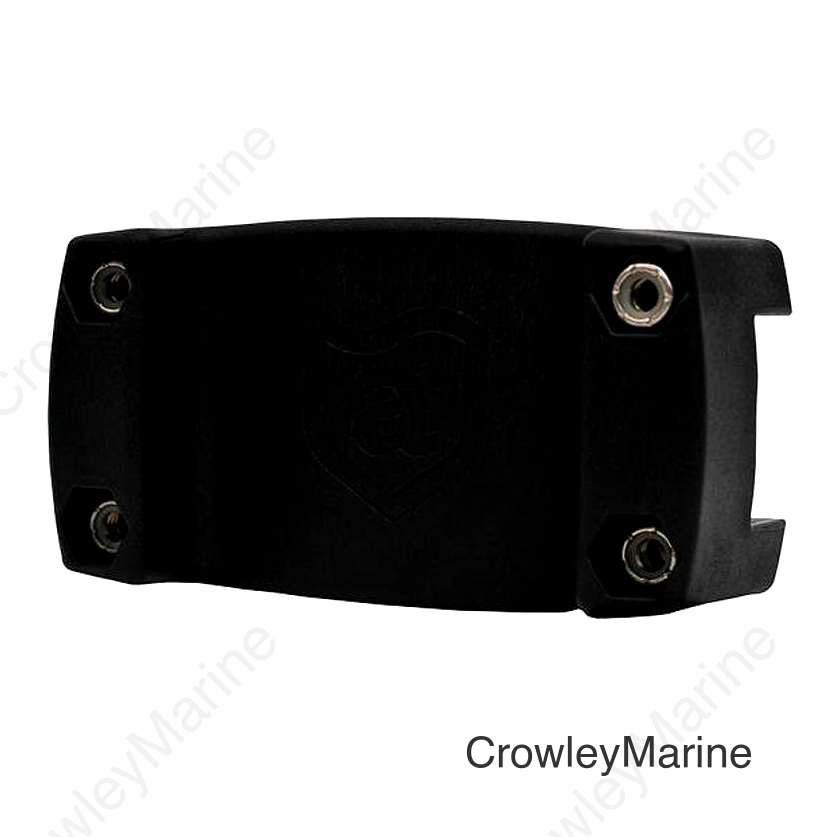 Attwood Rod Holder Rail Mount for 3/4 to 1-1/4" Rails, Black