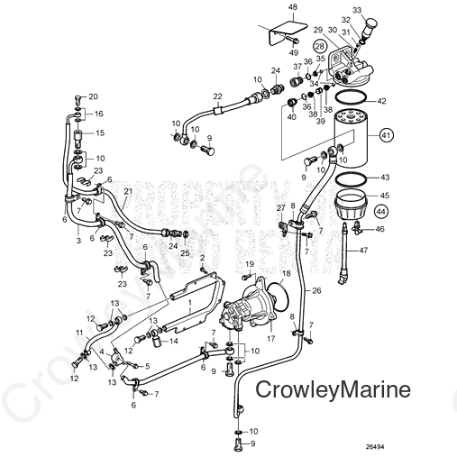 Fuel Pipe - Volvo Penta (21868355)