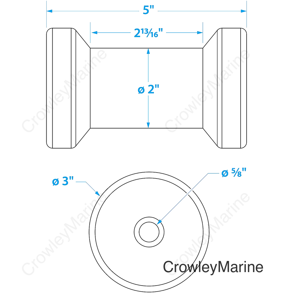 Spool Roller-5 -5/8 Id(Bulk)
