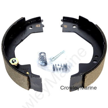 Brake Shoe & Lining For Dexter, 10" x 2.25", Left Hand, Electric Brakes, Nev - R - Adjust, 3.5K (205205)