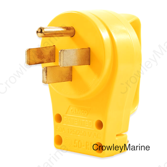 50 AMP REPL. PLUG-CLAMSHELL