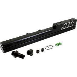AEM 99-00 Honda Civic Si Black Fuel Rail thumbnail-0