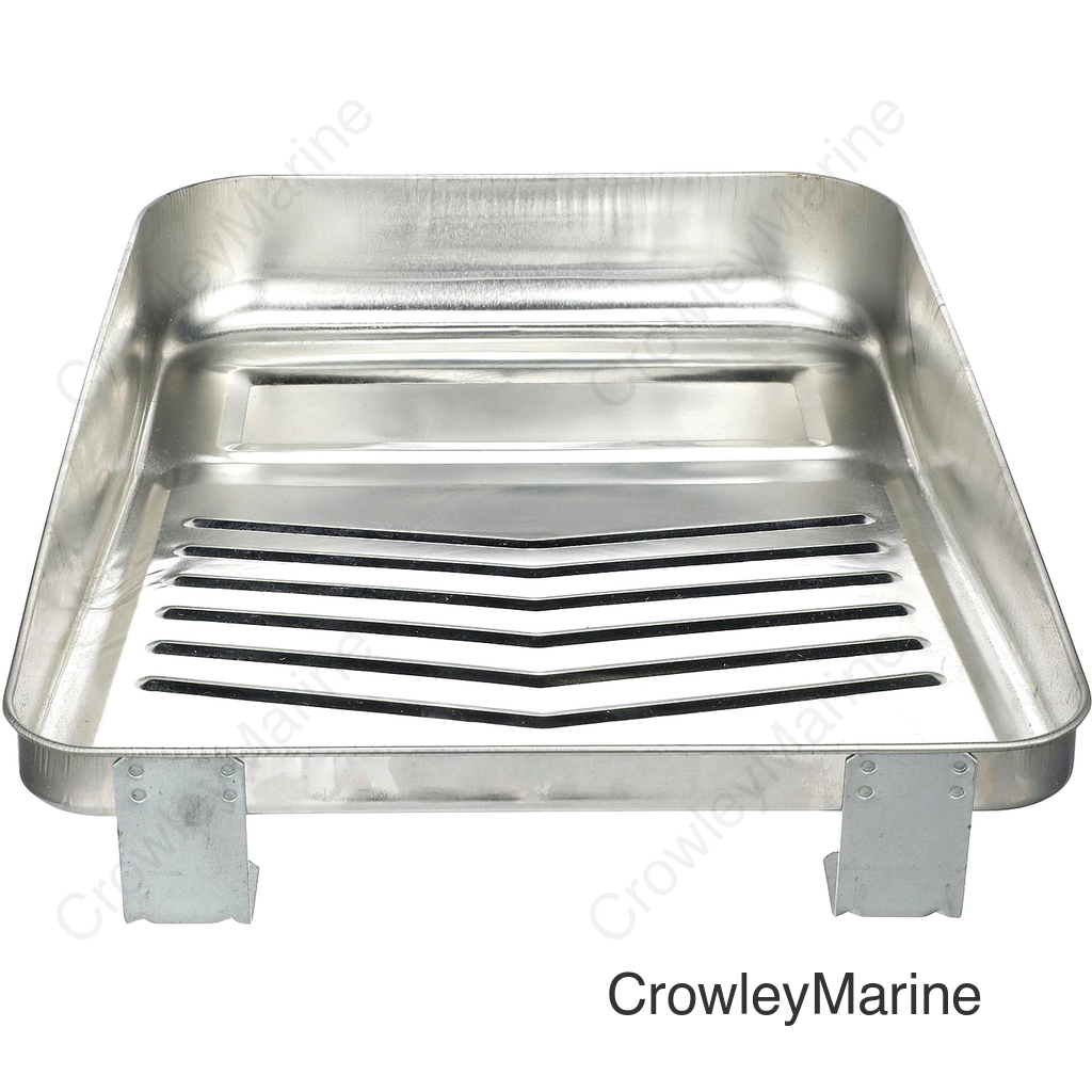 Seachoice Reusable Deluxe Angled Ribbed Paint Tray w/ Ladder Lock Legs, 9 In.