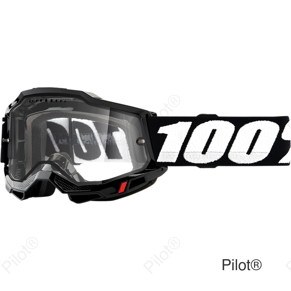 Accuri 2 Enduro MTB Goggles - Black - Clear
