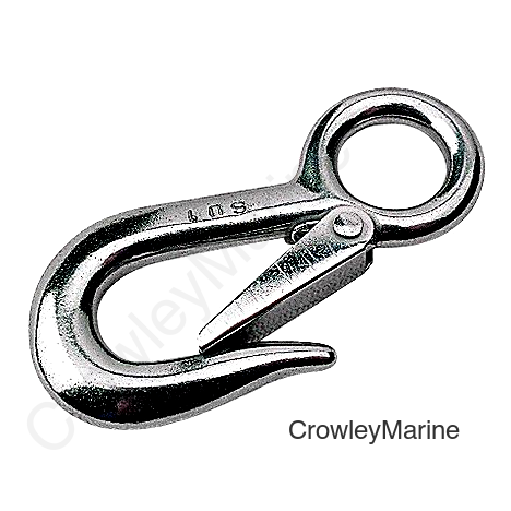 SeaDog 146305 Fast Eye Safety Snap Hook | 11.900 lb Capacity | 1/8" Diameter