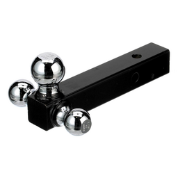 Seachoice Tri Ball Mount Solid Shank Trailer Hitch, 2 in., Chrome thumbnail-3
