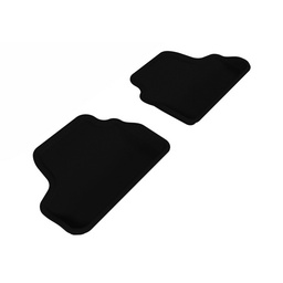 3D MAXpider 2007-2013 BMW 3 Series E93 Kagu 2nd Row Floormats - Black thumbnail-0