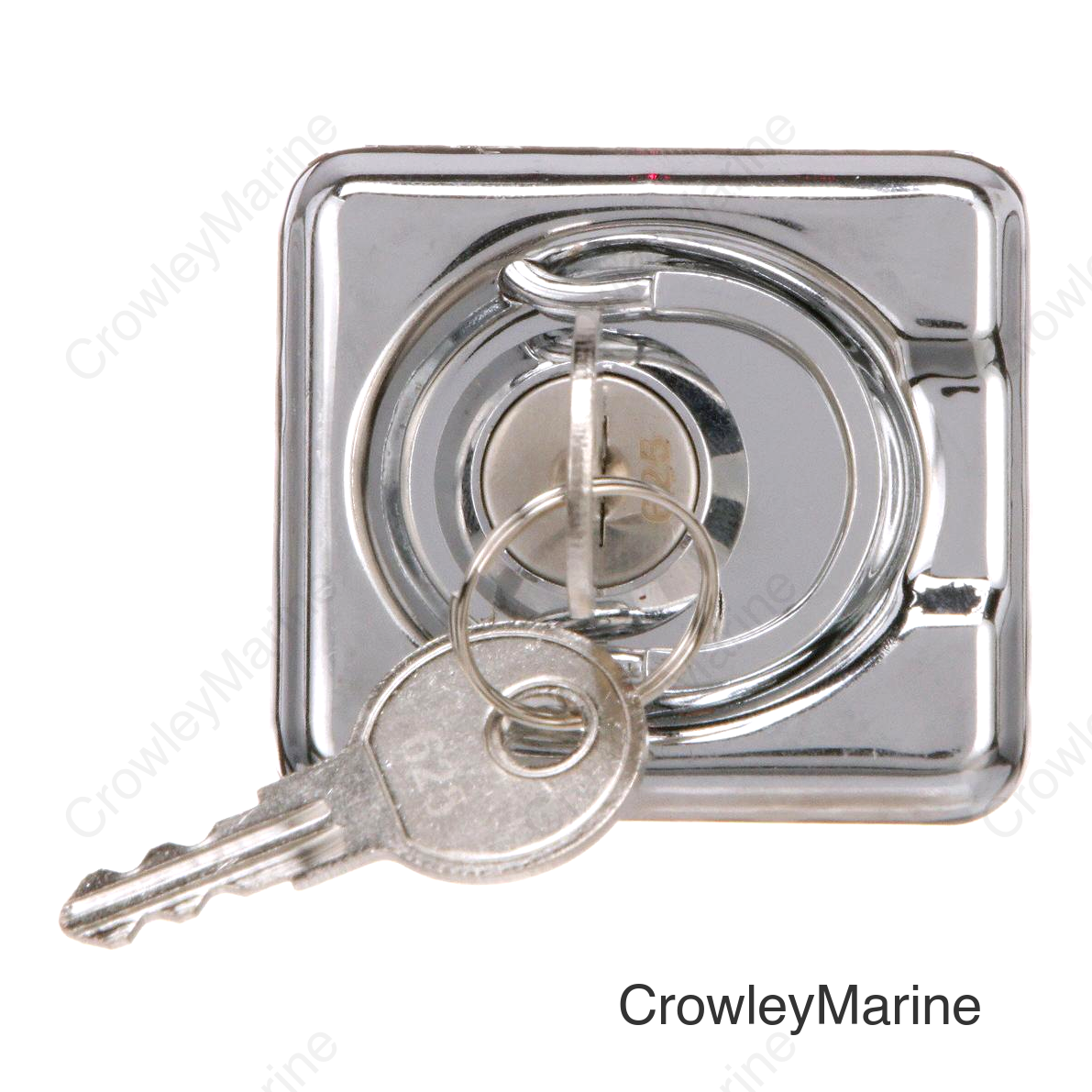Seachoice Locking Lifting Ring, Stamped 304 Stainless Steel, Includes 2 Keys