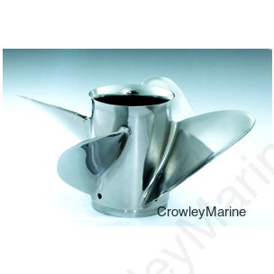 Turbo 2+2 Prop - 4 Blade 14x24RH Stainless Steel