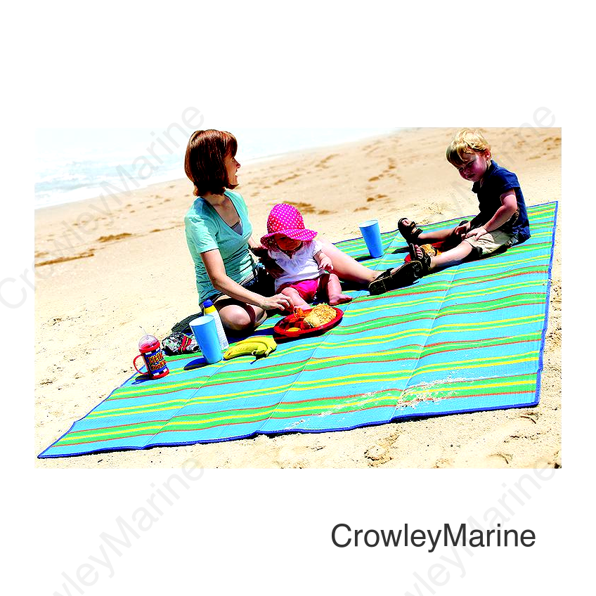 Camco 42814 72" x 108" Handy Mat, Orange/Green/Blue/Yellow