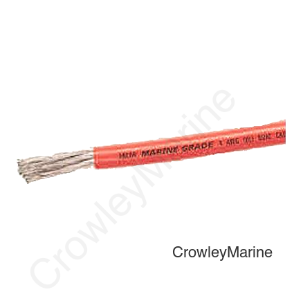 Ancor 112005 Marine Grade™ Tinned Copper Battery Cable, #6 AWG, 50', Black