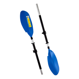 Seachoice 7 Ft. Curved-Blade Kayak Paddle, 2-Piece 1-1/8 in. Diameter Anodized Aluminum Shaft, 17 in. X 7-3/8 in. Blades thumbnail-8