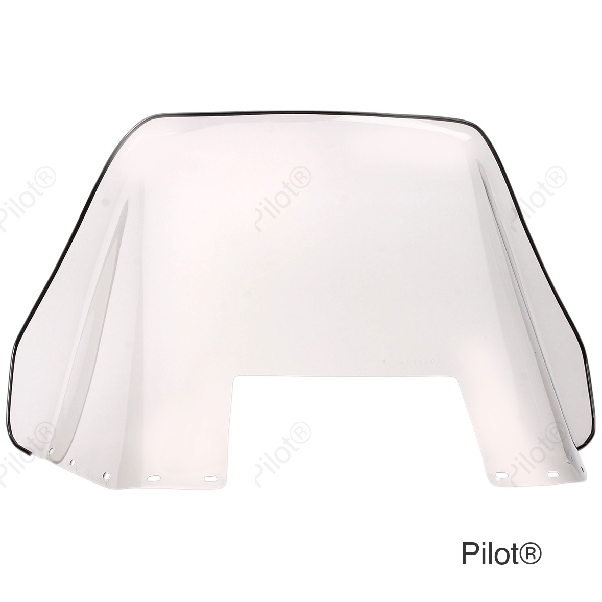 Windshield - 17" - Smoke - Polaris