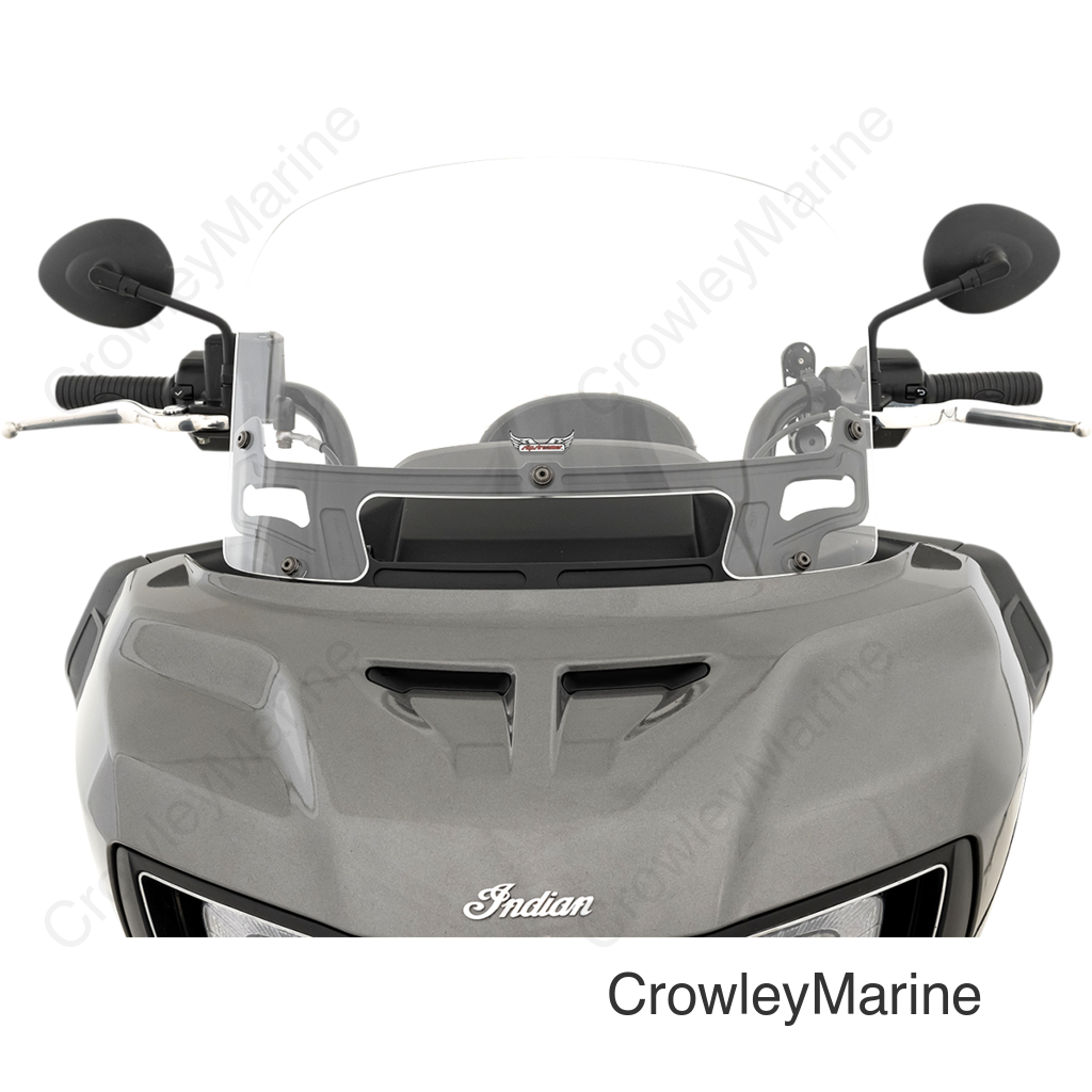 Windshield - 11-1/2" - Clear - Challenger