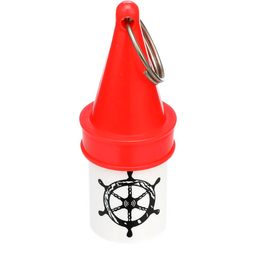 Seachoice High-Visibility Floating Key Buoy With Dry Storage, Red thumbnail-0