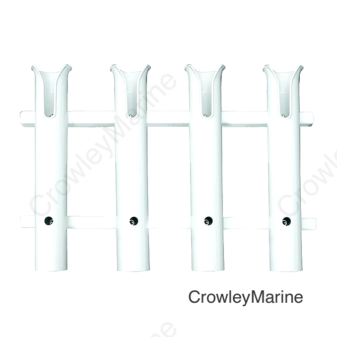 Polyethylene 4-Rod Rack, White