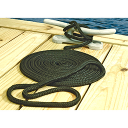 Seachoice Double-Braid Nylon Dock Line w/ Eye Splice, Pre-Shrunk, Heat Stabilized, 1/2 In. X 15 Ft., Navy thumbnail-5