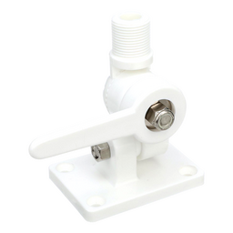 Seachoice 4-Way Nylon Antenna Ratchet Mounting Kit, White Finish thumbnail-0
