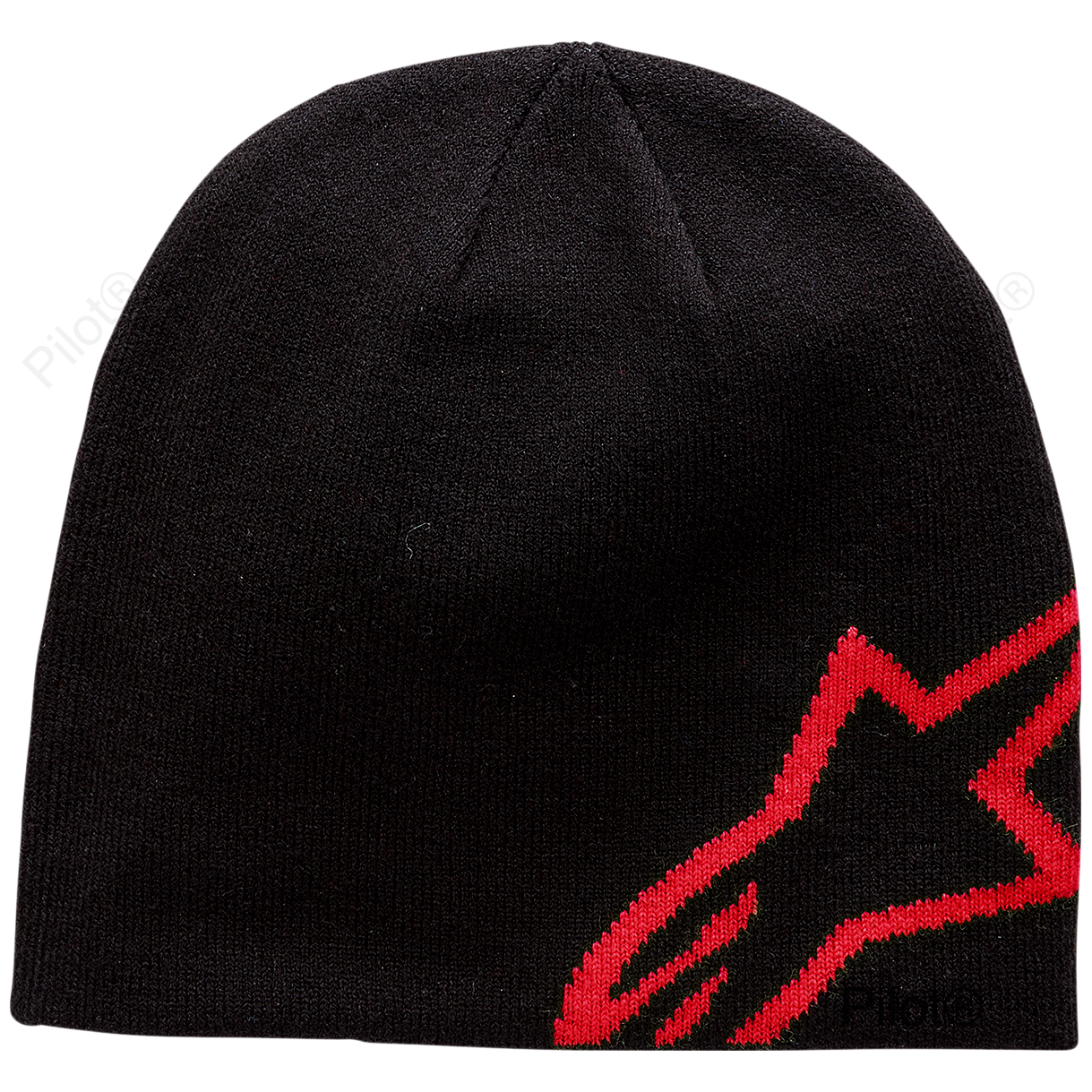 Corp Shift Beanie - Black/Red - One Size