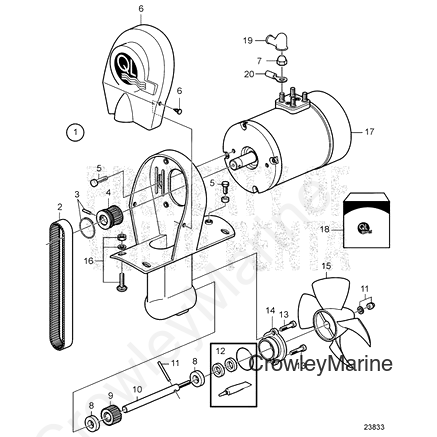 Belt Protector(V2) - Volvo Penta (41100788)