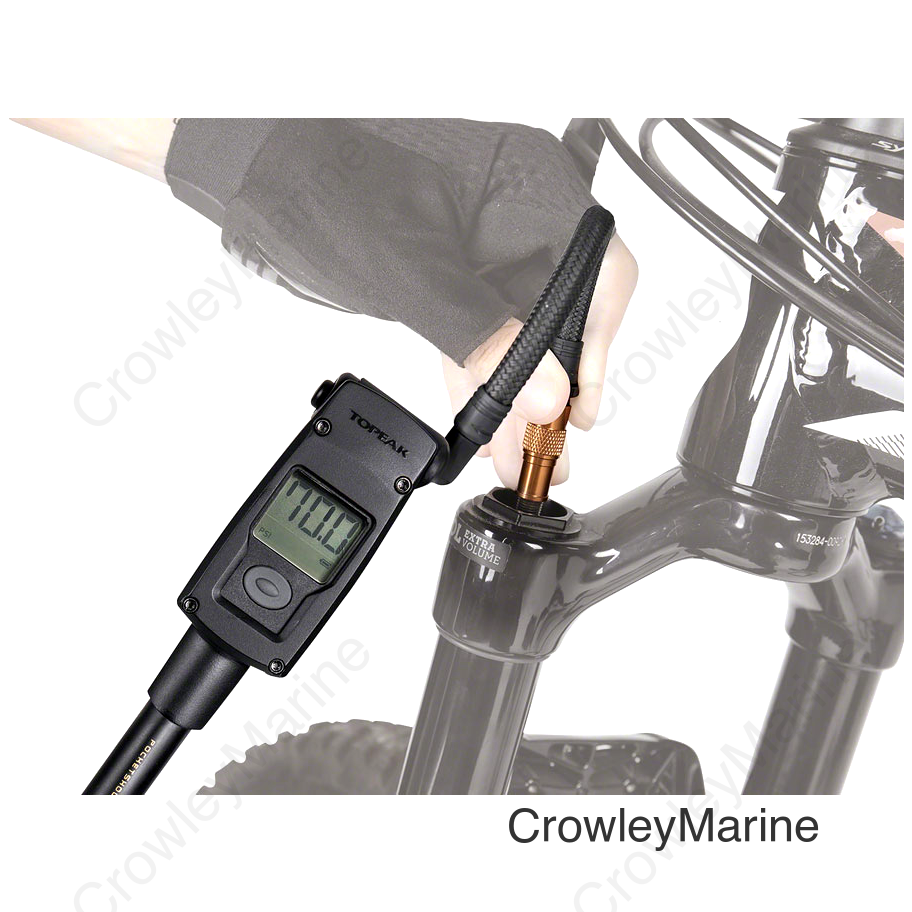 Topeak Pocket Shock Digital Shock Pump - 300psi