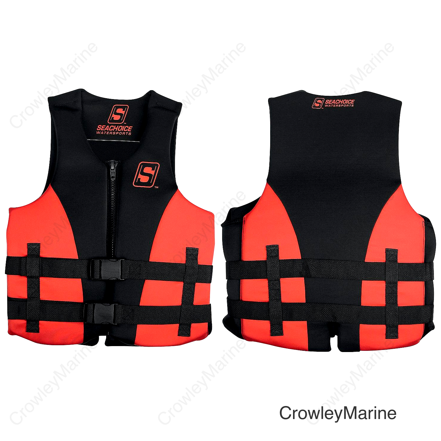 Seachoice Evoprene Multi-Sport Life Jacket - 3XL - Red/Black, Fits Chest 50-56 in, USCG Level 70