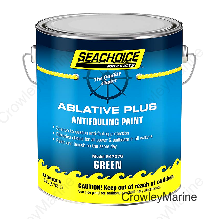 Seachoice 94707G Ablative Plus Premium Antifouling Paint, Green, 1 Gallon