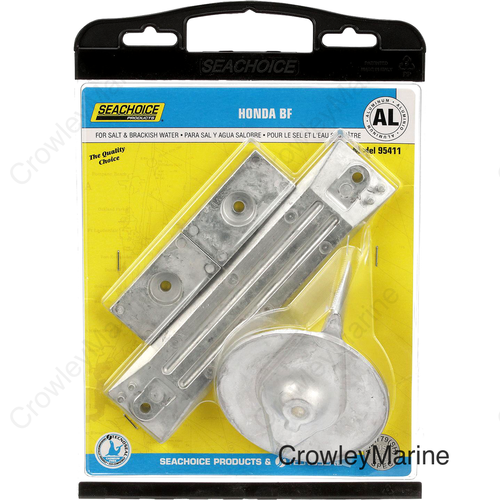 Seachoice Anode Kit, Honda BF, Aluminum