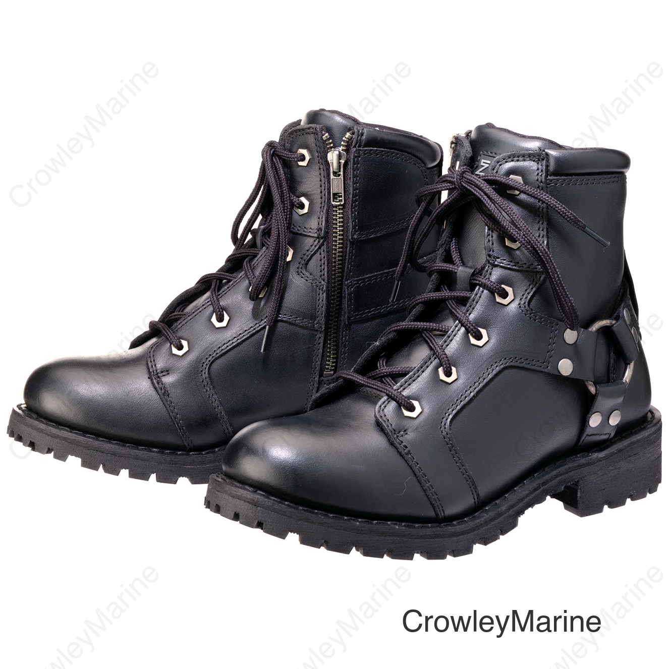 BOOT WMN HIGH RISE BK 10