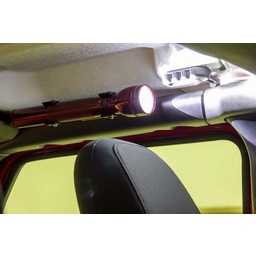 Fishbone Offroad 2018+ Jeep Wrangler JL Roll Bar Flashlight Mount Front thumbnail-7