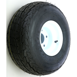TRAILER TIRE AND WHEEL ASSEMBLY WHITE