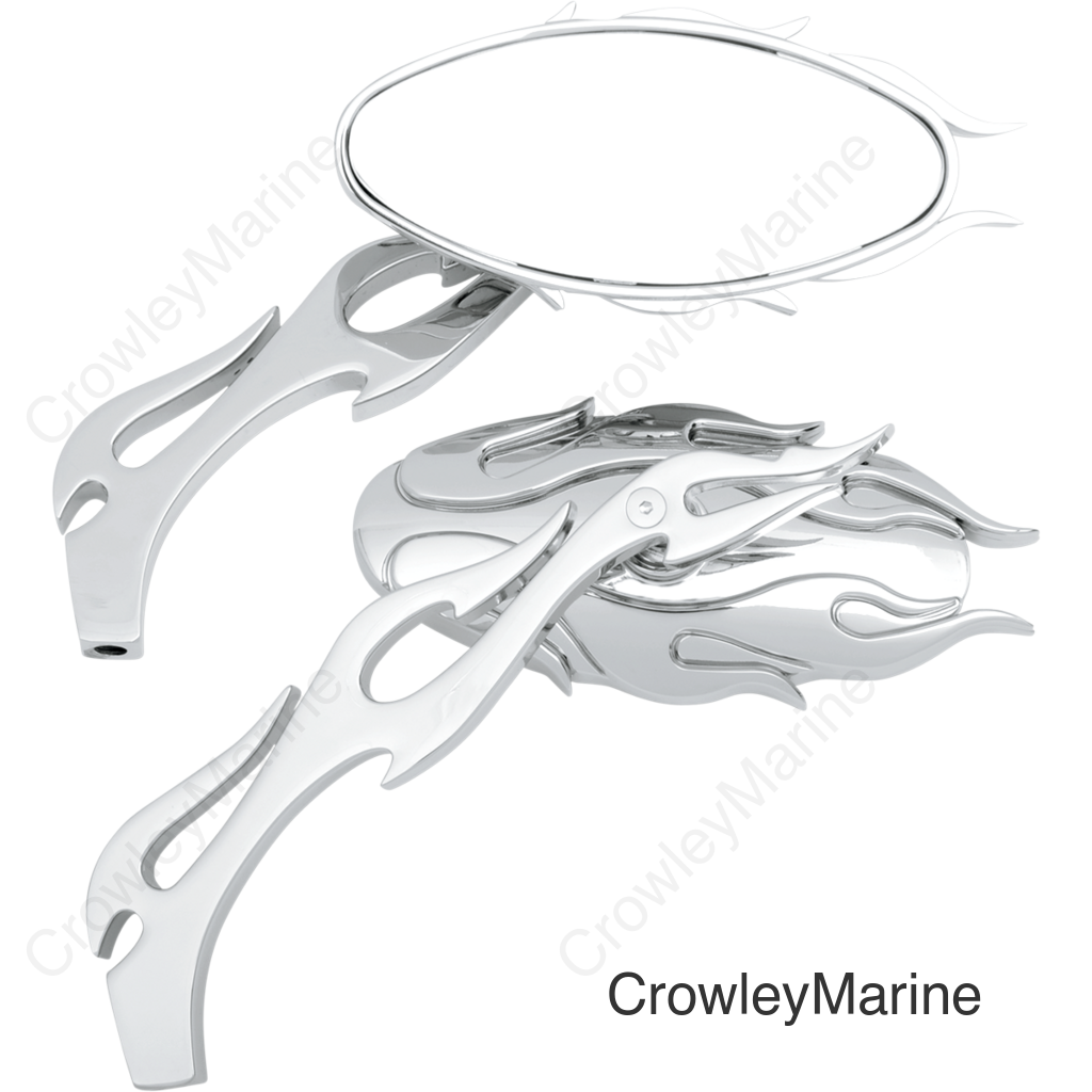 MIRROR OVL FLM CHR