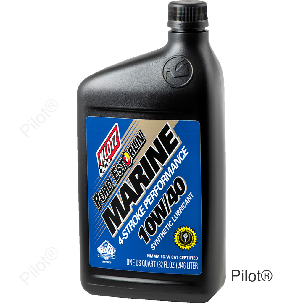 Marine 4-Stroke Engine Oil - 10W-40 - 1 U.S. quart