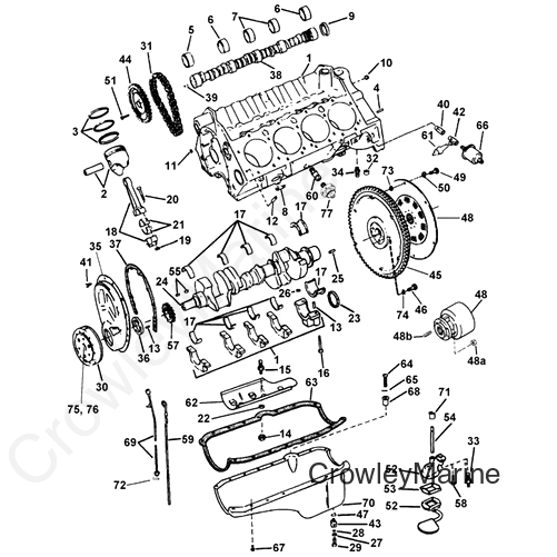 Bearing(V2) - Volvo Penta (3853542)