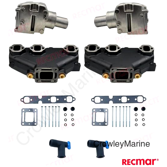 EXHASUT KIT MCM 1984-2002 GM262 V6 WET
