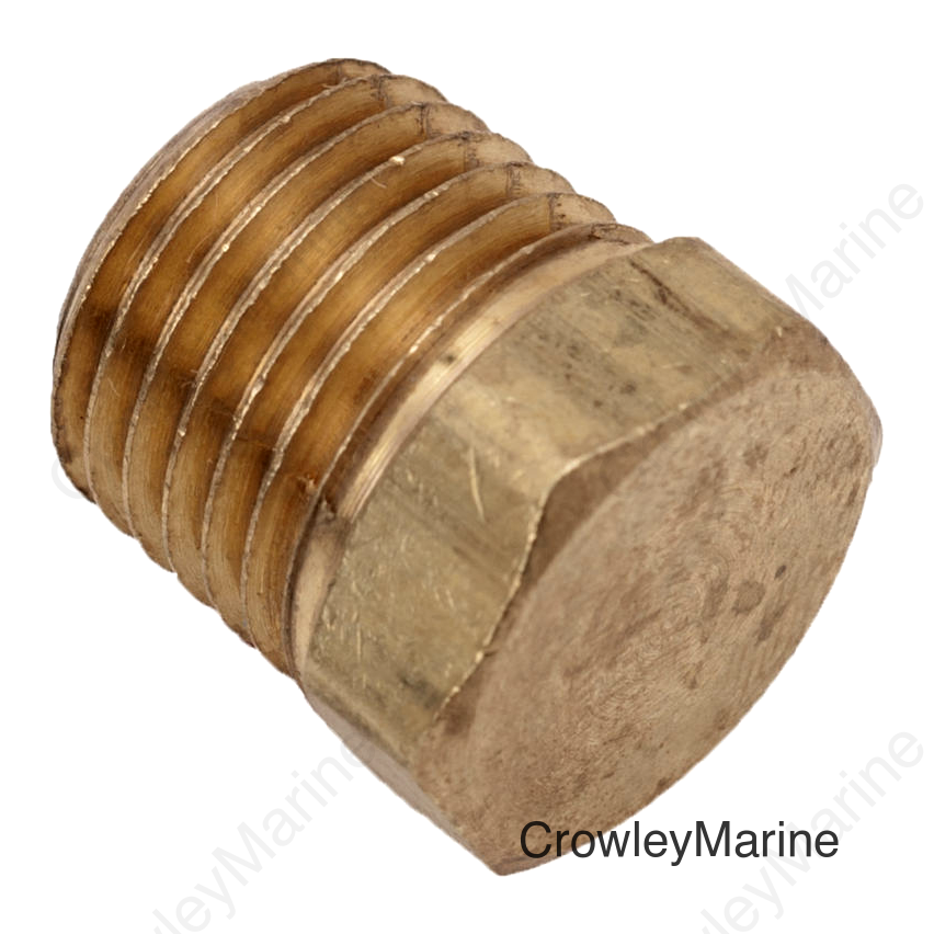 PIPE PLUG UNIVERSAL BRASS 1/4"