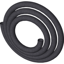 Synthetic Winch Rope Sheath - Black - UTV