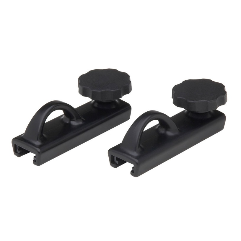 Thule TracRac Base Rail Tiedowns (TracRac SR & Utility Rack Only) 2 Pack - Black