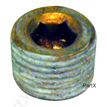 Hx Head Socket Plug 3/8"-Brass